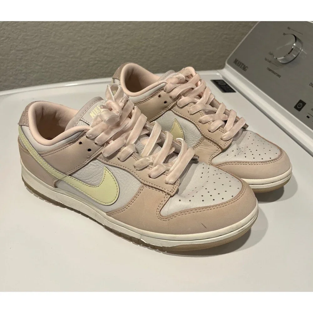 Nike Dunk Low Premium Women’s 8.5 / 7Y Pink Oxford Lemon Wash FB7910-601